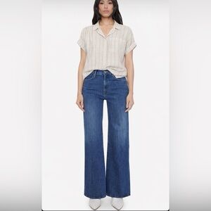 Japna 100% cotton button down T shirt size L